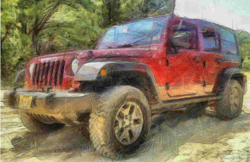 Illustration for article titled Automotive Artist Draws Funky Renditions Of Some Favorite Trucks
